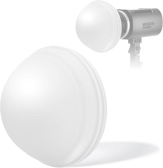 NEEWER COB Light Diffuser for MS60/150 Reflector, Silicone Diffuser, Soft Lighting Accessory for Dedicated Reflector of NEEWER MS60 MS60B MS60C MS150 MS150B MS150C LED Video Lights, CRS8