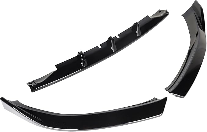 SCITOO Glossy Black Front Lip Spoiler Body Kit Compatible with 2008-2012 for Audi A5 Quattro 2010-2012 for Audi A5 Front Bumper Lip Splitter Chin Exterior Diffuser