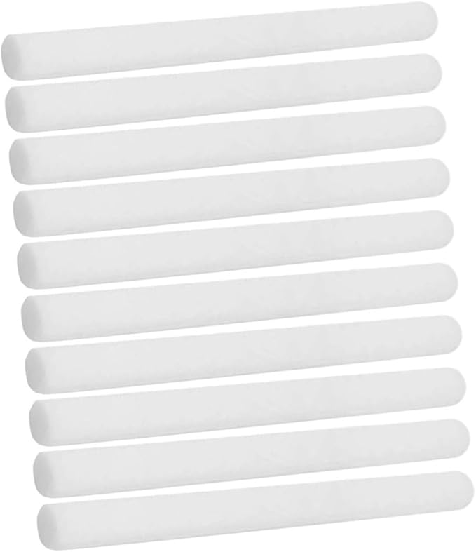 10Pcs Fiber Diffuse Sticks Aromatherapy Volatile Cotton Wands Oil Diffuser Reeds for Home Bathroom Fresh Scent Decoration and Fragrance