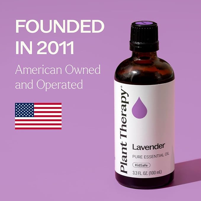 Plant Therapy Lavender Essential Oil 100% Pure, Undiluted, Natural Aromatherapy, Therapeutic Grade 30 mL (1 oz)