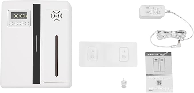 Cold Air Scent Diffuser, 6.7Oz Scent Air Machine with Removable Oil Bottle, 35dB Low Noise Fragrance Machine with Bluetooth, for Home, Hotel, Bar, Club, Store, Vintage Store