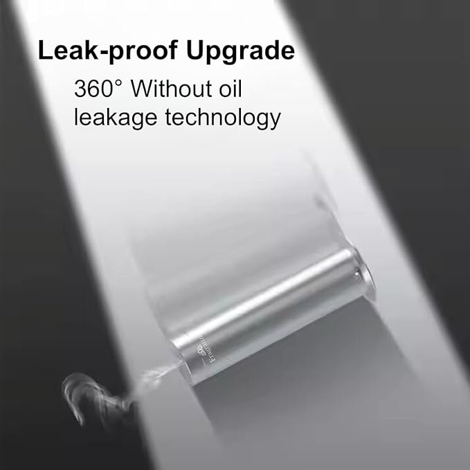 Venice Ultimate Leak-Proof Essential Oil Diffuser – Waterless, Upside-Down Safe, Covers Up to 1,500 sq/ft | Quiet & Stylish Design for Home, Office, and Commercial Spaces (Silver)