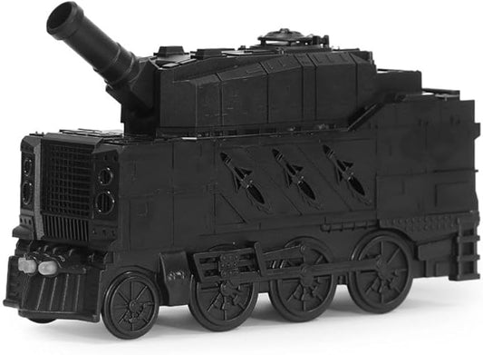 Essential Oil Diffuser, Tank Diffuser 300ML Essential Oil Diffuser, Flame Effect Cool Mist Humidifier, 2 Spray Modes, Retro Train-Shaped Aroma Diffuser for Home,Bedroom,Office,Yoga(Black)