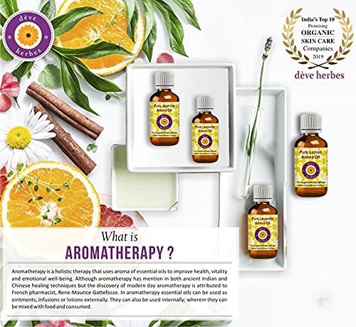 Deve Herbes Pure Citronella Essential Oil (Cymbopogon nardus) Steam Distilled 15ml (0.50 oz)