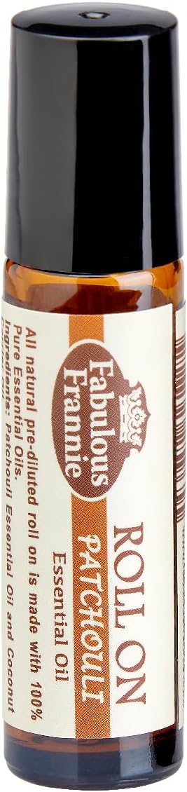 Fabulous Frannie Patchouli Essential Oil Roll-On 10 ml Made with Pure Essential Oils