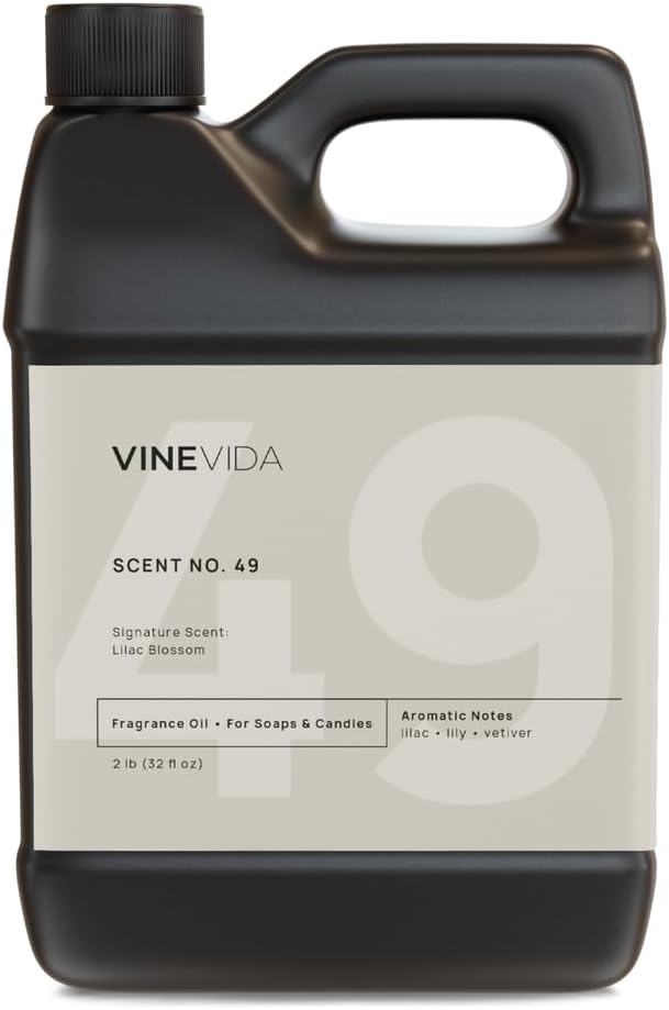 VINEVIDA [32oz] Lilac Blossom Fragrance Oil for Candle Making and Soap Making - Premium Candle Scents for Soy Candles