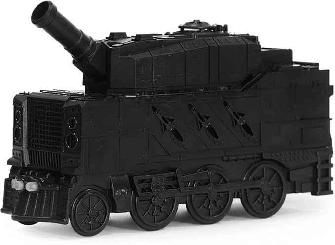 Essential Oil Diffuser, Tank Diffuser 300ML Essential Oil Diffuser, Flame Effect Cool Mist Humidifier, 2 Spray Modes, Retro Train-Shaped Aroma Diffuser for Home,Bedroom,Office,Yoga(Black)