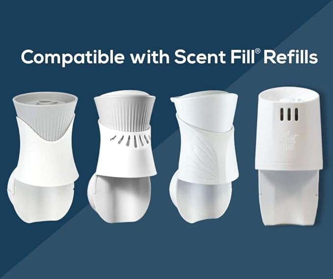Scent Fill 100% Natural Cherry Almond Twist Plug in Air Freshener, Scented Oil Refills, 3 Refills