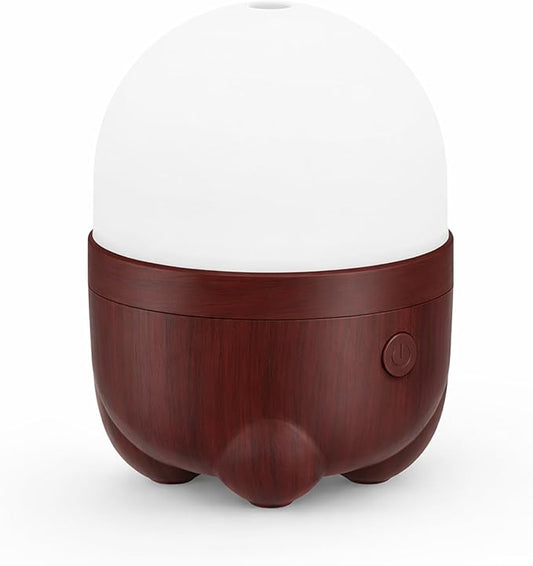SEEDSEEL 150ML Rechargeable Battery Essential Oil Diffuser, Portable Cordless Aromatherapy Diffuser with 7-Color LED Light, 7-Hour Runtime, Quiet Design for Bathroom, Office, Outdoor