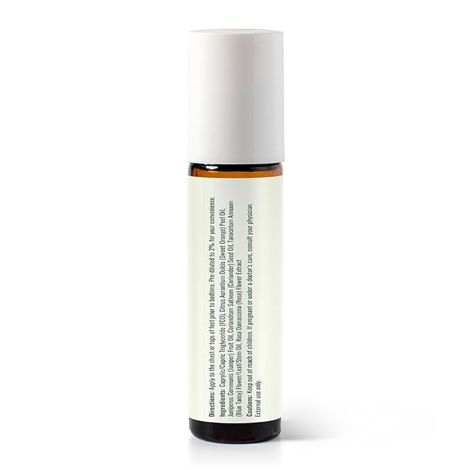 Plant Therapy Kids Sweet Dreams Essential Oil Blend Pre-Diluted Roll-On 10 mL (1/3 oz) 100% Pure, Soothing Aromatherapy for Relaxation and Better Sleep