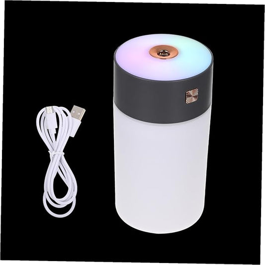 NUOBESTY Multipurpose USB Desktop Air Freshener Humidifier with Essential Oil Diffuser Portable Low-Noise Vehicle Aromatherapy Mist Maker for Bedroom Office Travel Moisturizing Dry Skin