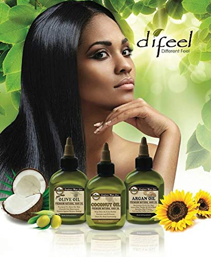 Difeel Premium Natural Hair Oil - Peppermint Oil 7.1 Ounce - For Dry & Flaky Scalp, Cools & Refreshes Hair, Leaves Hair Shiny & Soft, Provides Immediate & Long Lasting Benefits For Hair
