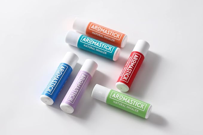 Aromatherapy Nasal Inhaler [Swiss Made] Organic Essential Oils Set Diffuser [ Portable Aromatherapy Stick] (1 Stick, Focus) (1 Fl Oz (Pack of 1), Energy)