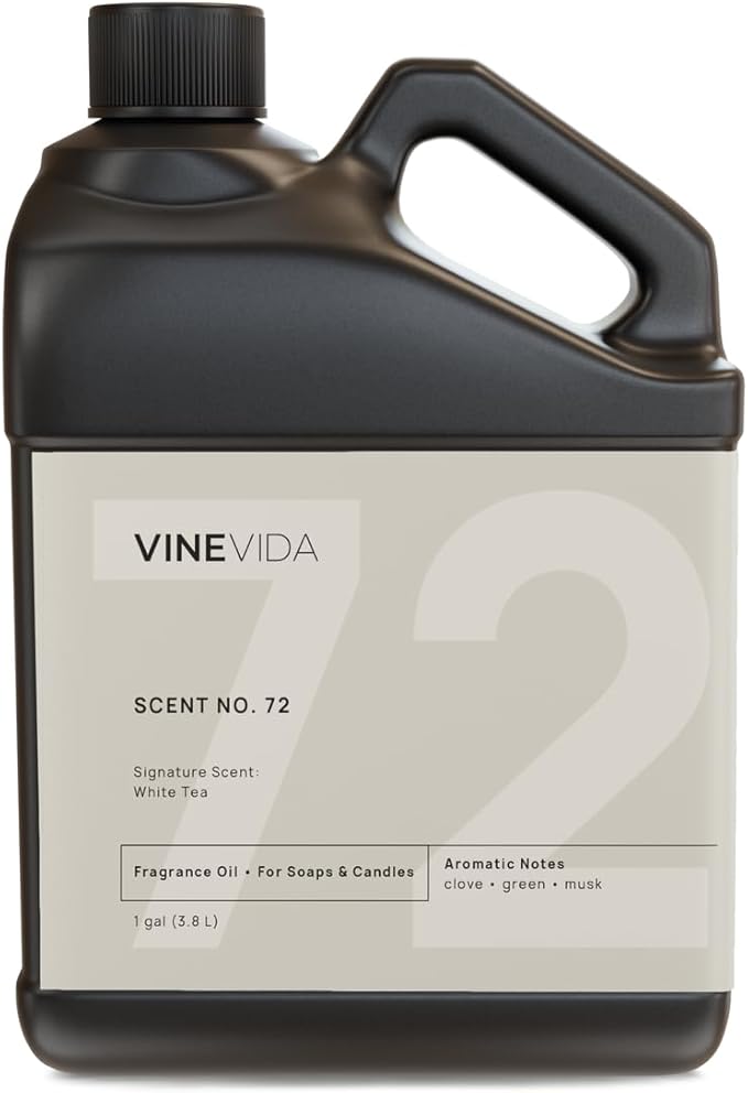 VINEVIDA [128oz] White Tea Fragrance Oil for Candle Making - Made in USA Scents for Soap Making - Natural Candle Fragrance Oil