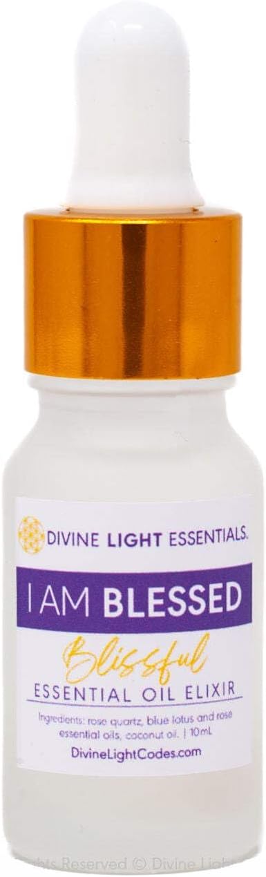 I Am Blessed Wellness Kit Aromatherapy Crystal Jewelry Essential Oil Elixirs Small Bracelet 6.5 Inch