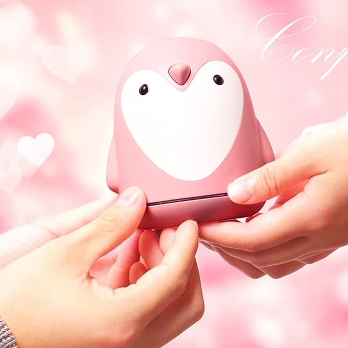 Aromatherapy Essential Oil humidifier Portable Cute Penguin 220ml Essential Oil Diffuser,Automatically Turn Off The USB Night Light,Suitable for Study,Bedroom and Office。