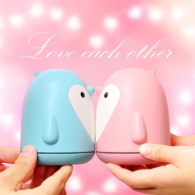 Aromatherapy Essential Oil humidifier Portable Cute Penguin 220ml Essential Oil Diffuser,Automatically Turn Off The USB Night Light,Suitable for Study,Bedroom and Office。