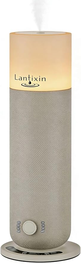 Lantixin Waterless Essential Oil Diffuser Smart Scent Diffuser with Nightlight,Cold Air Scent Diffuser Oil Machine for Home Large Room,120ml Aromatherapy Diffuser Plug-in for 1000 Sq Ft