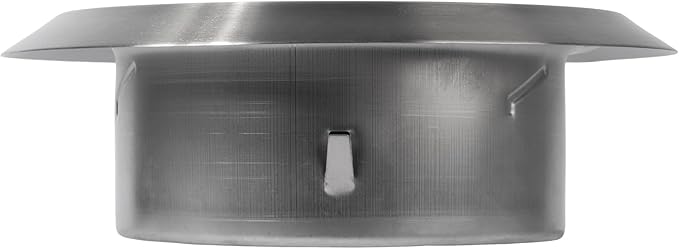 Repa Market ø4" Inch Stainless Steel Universal Diffuser - Adjustable Valve - Optimal Airflow - Air Intake, Exhaust Duct Ventilation - Round Metal Soffit Vent Grille Cover - Home Office, Wall Ceiling