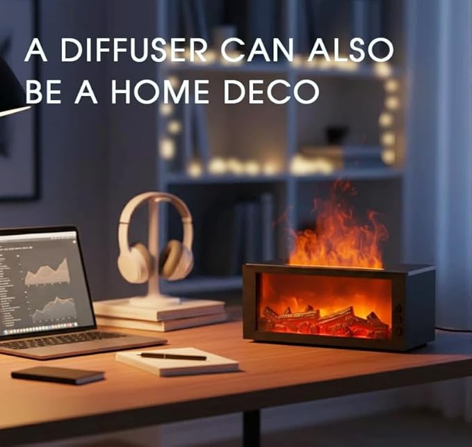 Essential Oils Diffuser with Remote Control- Aromatherapy Aroma Humidifier, Upgrade 7 Colors Noiseless -Quiet Ultrasonic Aromatherapy Device with 7-Color LED Night Light Home