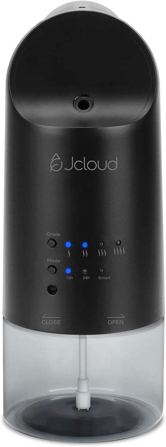 JCLOUD Plug in Diffuser for Essential Oils, Waterless Scent Diffuser Cover Up to 500 Sq. Ft. for Home, Office, Spa - Portable Wall Aromatherapy Device 160ML, Black