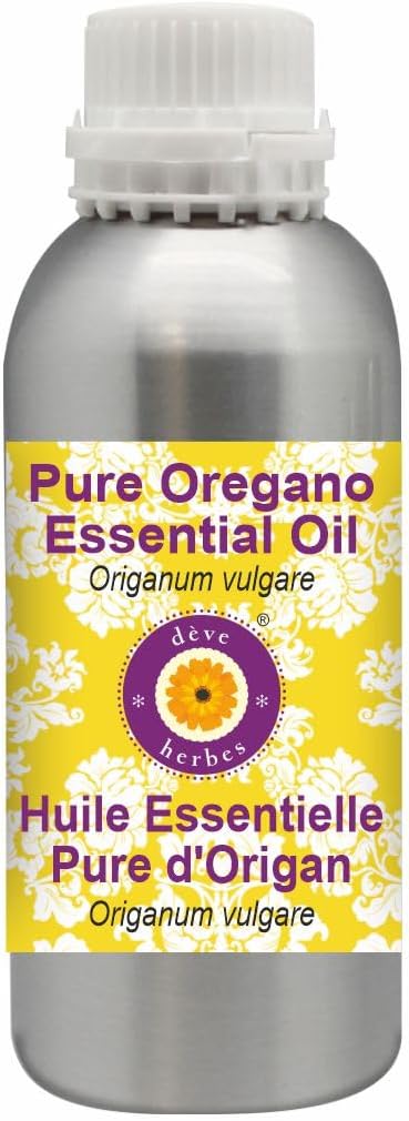dève herbes Pure Oregano Essential Oil (Origanum vulgare) Steam Distilled 1250ml (42 oz)