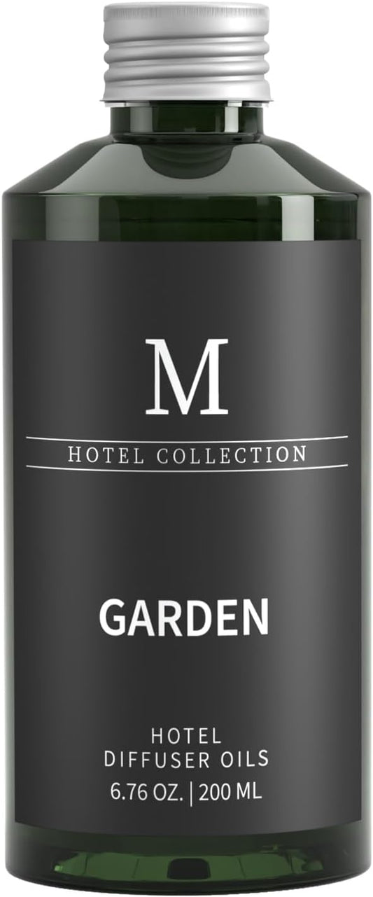 Hotel Scents Garden 6.76 Fl Oz (200 ml), Home Luxury Aroma,Hotel Fragrance Diffuser Oil,Hotel Diffuser Oil for Aromatherapy, Bigger Bottle, Bolder Aroma, Longer Lasting