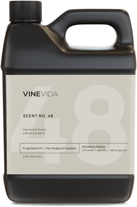 VINEVIDA [32oz] Lemon Verbena Fragrance Oil for Candle Making and Soap Making - Premium Candle Scents for Soy Candles