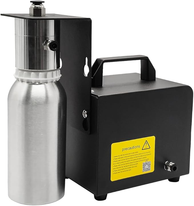 Commercial Hotel Aroma Diffuser Machine 500ml Capacity HVAC/AC System Aroma Oil Diffuser Central Installation Perfume Diffuser Machine Bluetooth Control for 5000-10000sq.ft Coverage Air Scenting