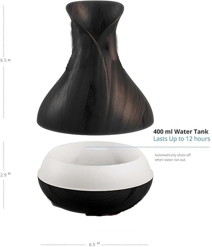 Smart WiFi Wireless Essential Oil Aromatherapy Diffuser, Compatible with Alexa & Google Home, Phone App & Voice Control, Large Ultrasonic Diffuser, LED & Timer Settings