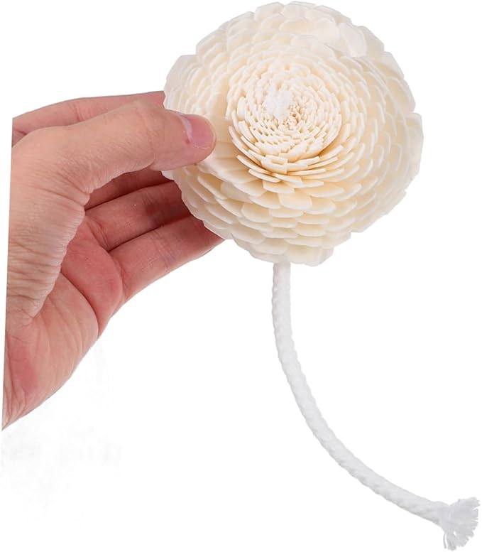 3pcs Faux Flower Diffusers for Essential Oils Durable Rope Aroma Placement Decorative Home Fragrance Refill for Cozy Atmosphere