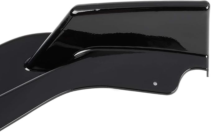 SCITOO Front Lip Spoiler, ABS Hard Bumper Lip Guard 3pcs Assembled Air Dams Kit Glossy Black Lip Chin Spoiler Fit for Infiniti Q50 Base Premium 2014-2017