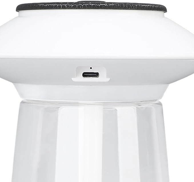 Mushroom Shape Humidifier Diffuser, 760ml Rechargeable Essential Oil Diffuser with Dual Mist Modes, Ultrasonic Air Humidifier for Bedroom Office Home Decoration (White)