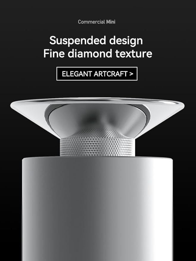 Fragranza613 Venice Mini Wireless Smart Essential Oil Diffuser – Ultra-Quiet, App & Remote Controlled, Adjustable Intensity, Covers Up to 3,000 sq ft, 20% More Scent, Energy-Efficient (Silver)