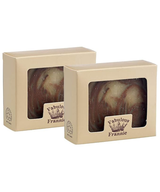 Fabulous Frannie Flower Fields Essential Oil All-Natural Cold Process Herbal Soap Gift Set – 2 Pack, 4oz Bars Each – Handmade Pure Essential Oil Soap