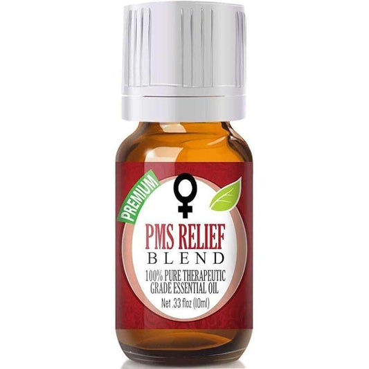 Healing Solutions PMS Relief Blend Essential Oil - 100% Pure Therapeutic Grade, 10ml