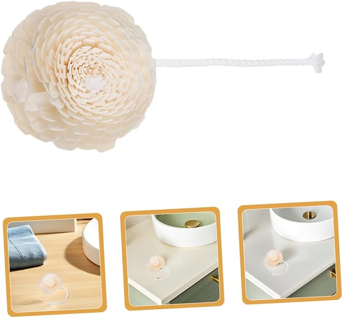 3Pcs Faux Flower Aroma Diffuser Replacement Realistic Rope Floral Design for Home Office Decor Essential Oil Diffuser Flowers Durable Aesthetic Fragrance Release