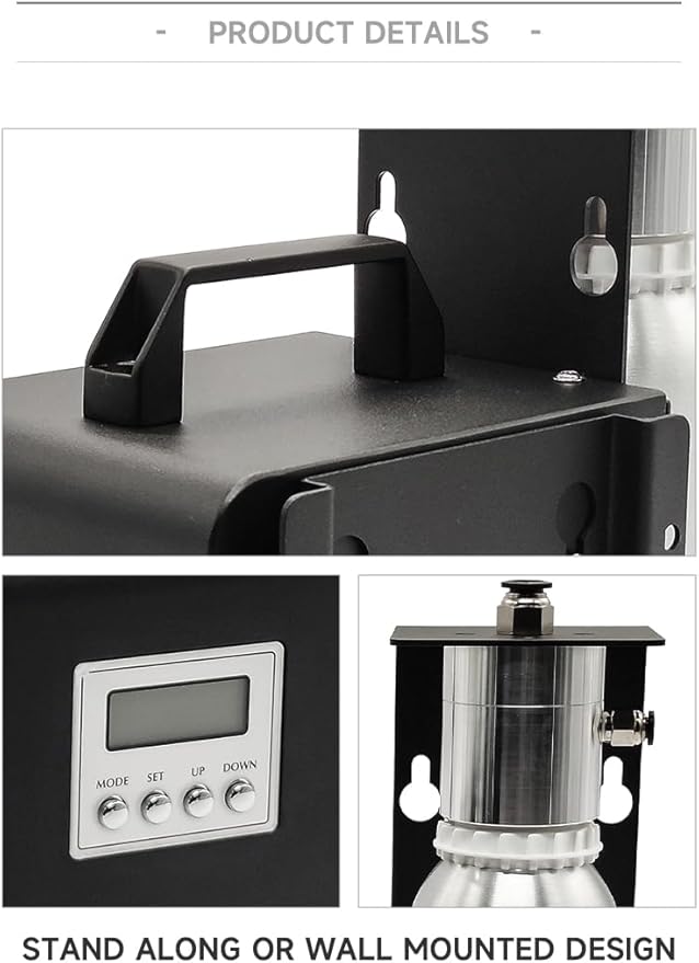 Commercial Hotel Aroma Diffuser Machine 500ml Capacity HVAC/AC System Aroma Oil Diffuser Central Installation Perfume Diffuser Machine Bluetooth Control for 5000-10000sq.ft Coverage Air Scenting