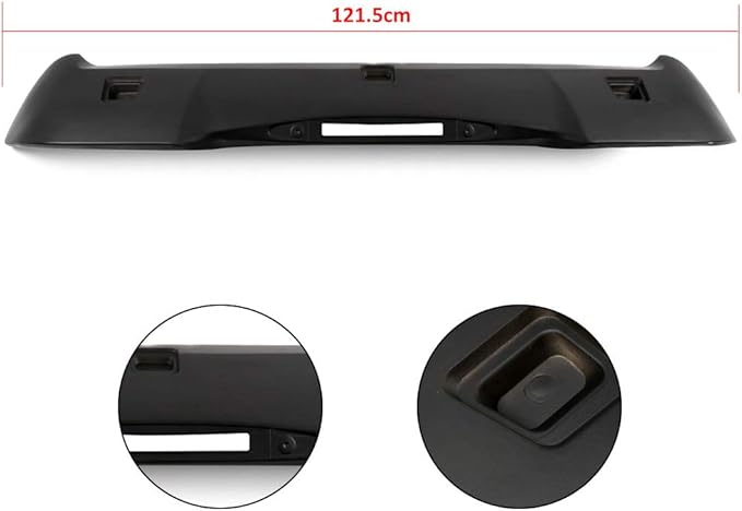 SCITOO 1PC Roof Spoiler 2012-2016 for Honda CR-V CRV Accessories Matte Black Rear Roof Window Spoiler Wing with 3rd Brake Light