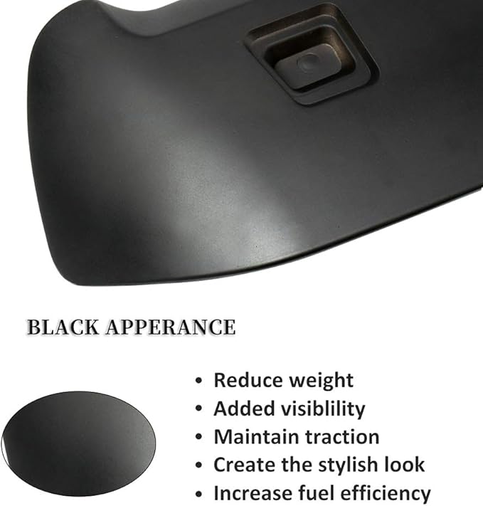 SCITOO 1PC Roof Spoiler 2012-2016 for Honda CR-V CRV Accessories Matte Black Rear Roof Window Spoiler Wing with 3rd Brake Light