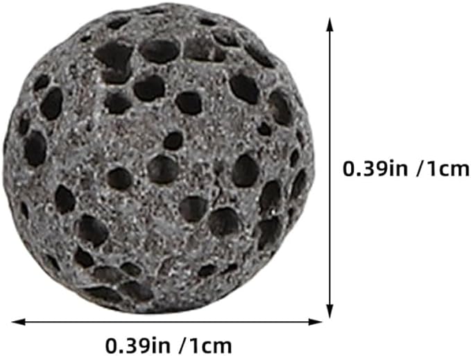 33pcs Volcanic Rock Aromatherapy Diffuser Stones Black Natural Lava Stone Decoration Car Essential Oil Fragrance Diffuser Accessories