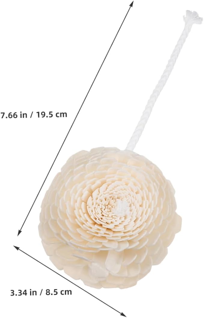 3pcs Faux Flower Diffusers for Essential Oils Durable Rope Aroma Placement Decorative Home Fragrance Refill for Cozy Atmosphere