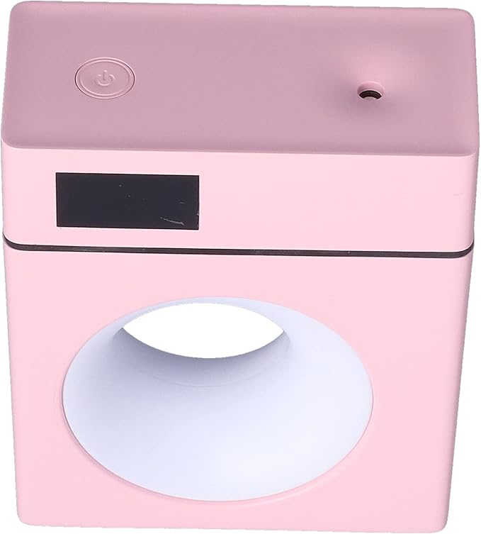 500ml Pink Car Aromatherapy Humidifier USB Powered Mist Diffuser for Home Office Bedroom Large Capacity Essential Oil Diffuser with Night Light Durable ABS Material