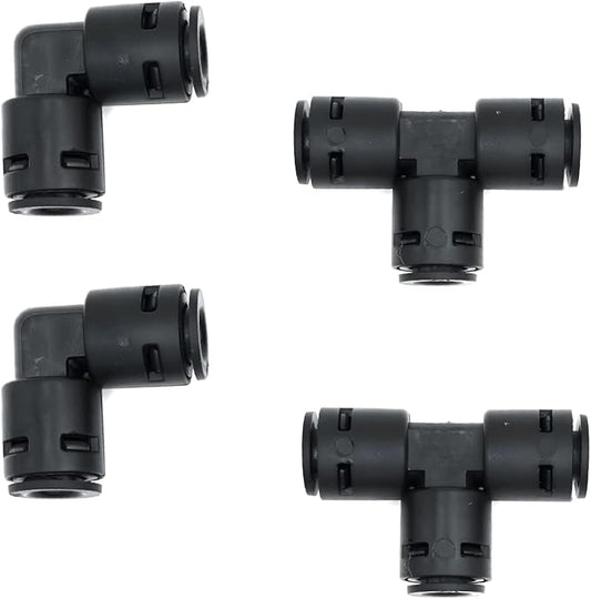MRREPTILE Connector for Misting Systems, Automatic Reptile Mister Replacement Accessories,Push to Connect Fittings