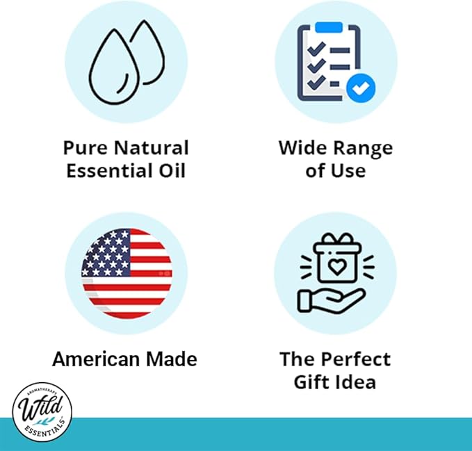 Wild Essentials Anise Star 100% Pure Essential Oil 2 Pack - 10ml, Therapeutic Grade, Made and Bottled in The USA