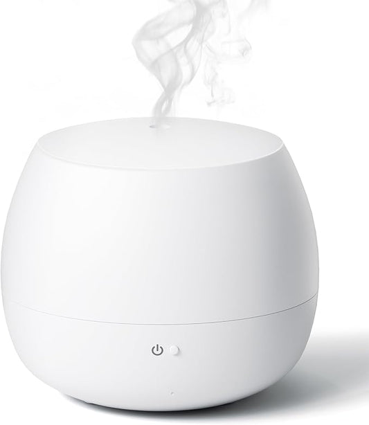 Humidifiers for Bedroom,Quiet Cool Mist Humidifier for Baby,Small Essential Oil Diffuser with Auto-Off Function, Ultrasonic Air humidifier for Plants/Home/Nursery/Office,Home Scent Diffuser (White)