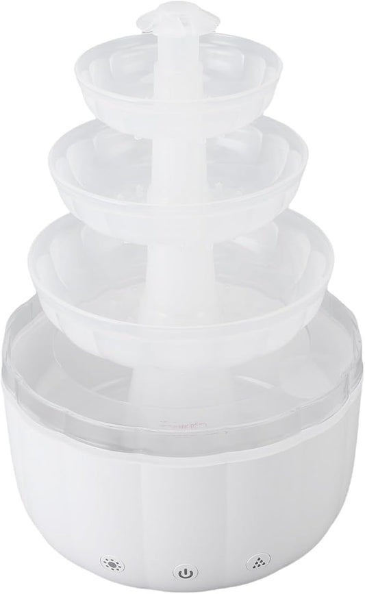 Luocute Fountain Diffuser Prevent Dry Burning, 5h Multifunctional Air Humidifier, Essential Oil, Water Fountain, 500ml Capacity, Quiet for Desk Bedroom Living Room