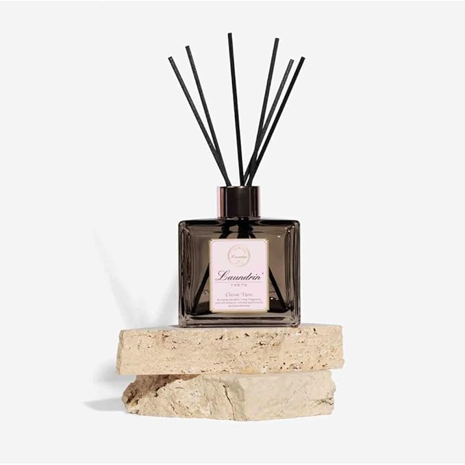 Laundrin Room Diffuser for Home - Scent Diffuser forHome, Room Freshener and Shelf Decor - Elegant HomeFragrance, Ideal Reed Diffusers for Home, Office, and LivingRoom - 80ml, Classic Fiore