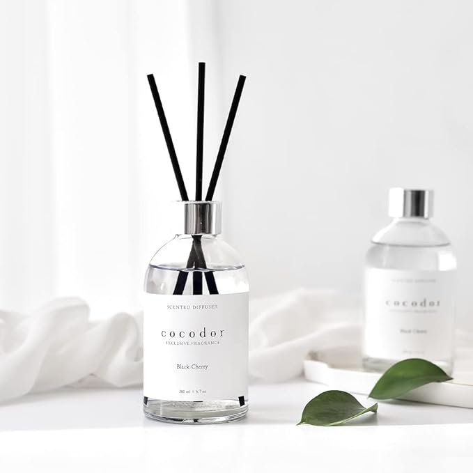 COCODOR White Label Reed Diffuser/Pink Sand/6.7oz(200ml)/Home Decor & Office Decor, Fragrance and Gifts, Aromatherapy