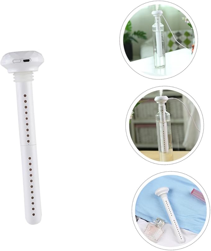 USB Portable Mini Humidifier Travel Air Moistener Essential Oil Diffuser 500ml Capacity Compact Design for Home and Car Use Automatic Shut-Off